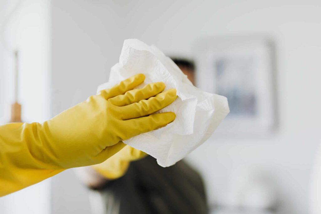 afspraak voor schoonmaak
